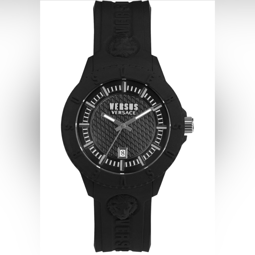 Versus Versace Black and Gold Watch